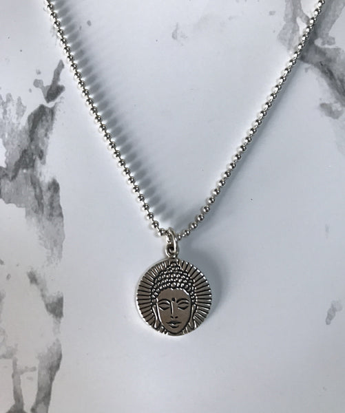 STERLING SILVER BUDDHA NECKLACE